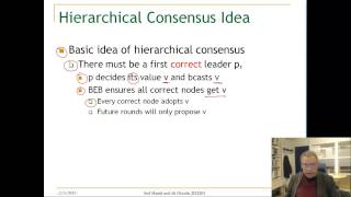 Lecture 9. Unit 2. Regular Consensus Fail-Stop Algorithm
