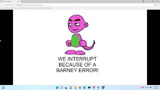 Barney Error 30