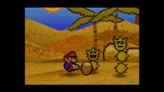 Paper Mario The Thousand Year Door Normal Battle Paper Mario 64 Style