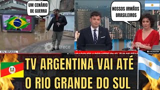 Tv Argentina Abalada Com Tragédia No Rio Grande Do Sul