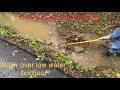 Multiple whirlpoolsunclogging low water bridges and ditches after rain storm 062023