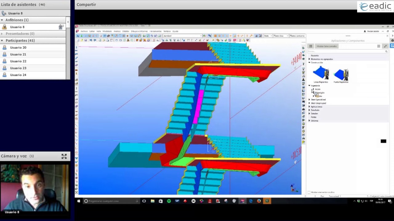 Diseño estructural BIM con Tekla Structures - YouTube