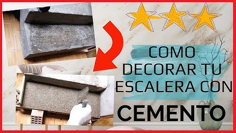 Ideas para revestir escaleras de hormigón