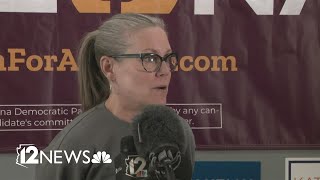 Katie Hobbs on campaign trail in Mesa