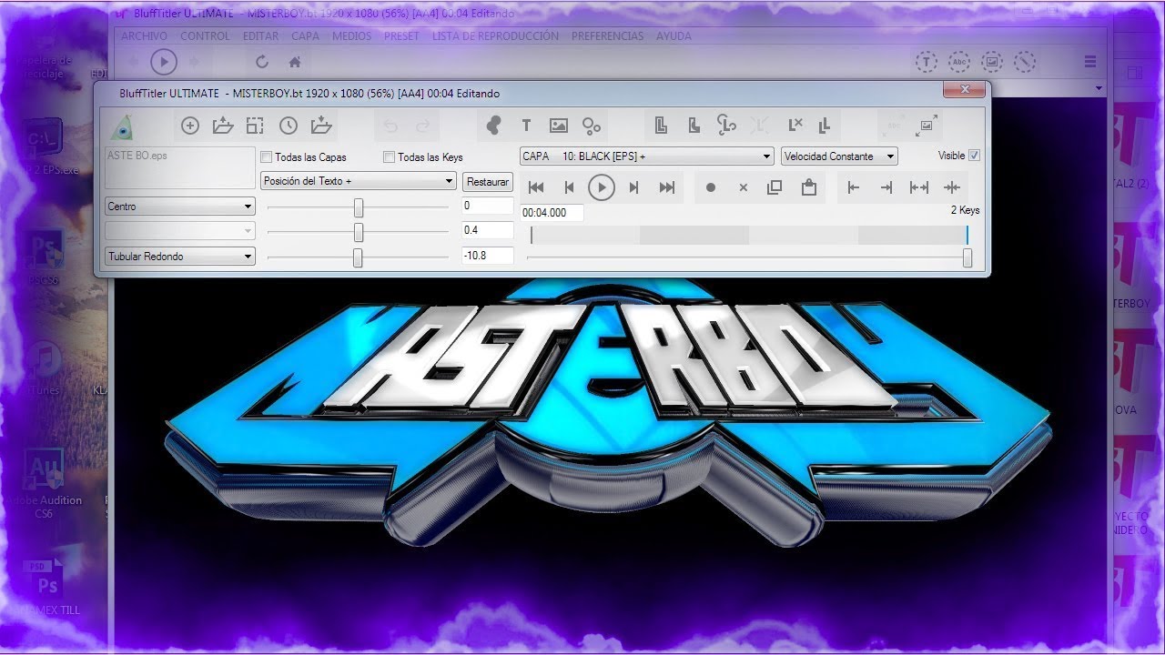 Como Hacer El Efecto De Bombillas En Blufftitler X GRAPHIC MUSIC