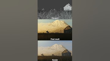 Western cinematic scene in Blender #blender #blendercourse #western #digitalart #cowboys #rdr2