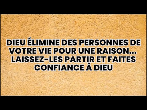 Dieu retire des