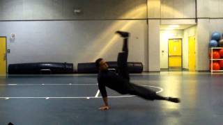 bboy beat multiple flares
