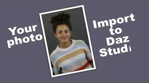 Use your Photo to create a New 3D Character