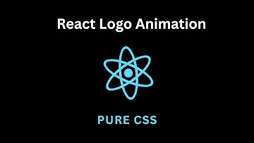 React Logo Animation | CSS Animation Tutorial for Beginners