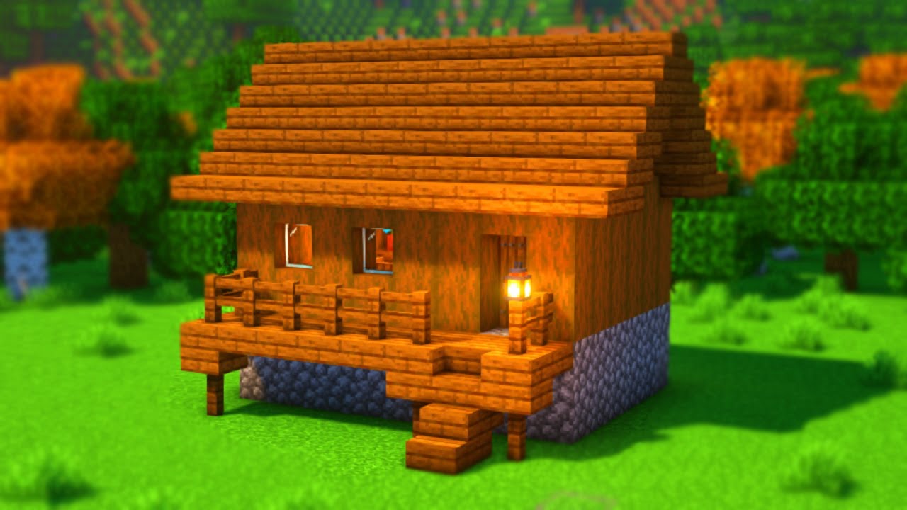 🏡 Minecraft Tutorial, Como Construir uma Casa de Madeira