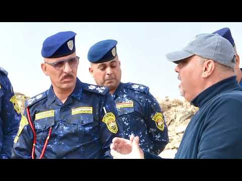 قوات الشرطة الاتحادية الفرقة الأولى اللواء الثاني تؤمن مناطق الطمر الصحي في حي المعامل ببغداد 