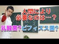 人間により必要なのは…？乳酸菌？ビフィズス菌？ヨーグルトで腸内環境を整えよう！