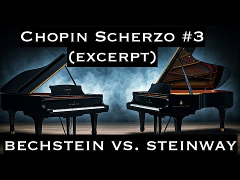 Bechstein vs. Steinway - Which Do You Prefer? (Chopin Scherzo No.3 Op.39 Excerpt)