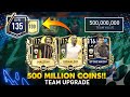 500 MILLION COINS SQUAD UPGRADE REACHING 135 OVR WITH 3x 111 OVR FREE TOTS ICON FIFA MOBILE 23