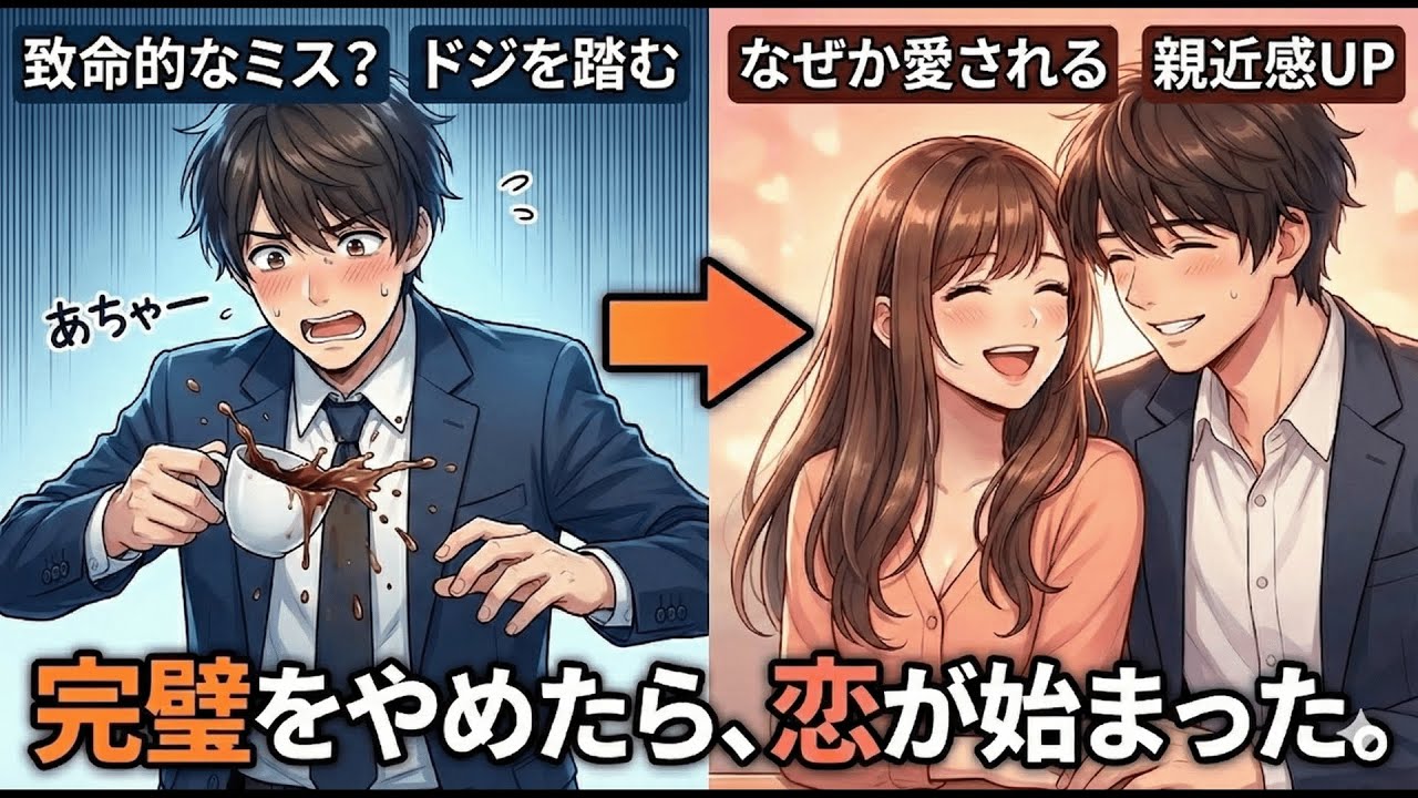 【心理】なぜ抜けている人の方がモテるのか？