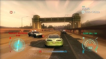 NFS Undercover Walkthrough(w/ Relentless Cops Mod) - Part 9 - Road Rage