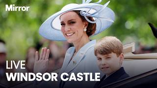 LIVE: Members of the Royal Family take part in Garter Day procession in Windsor Castle