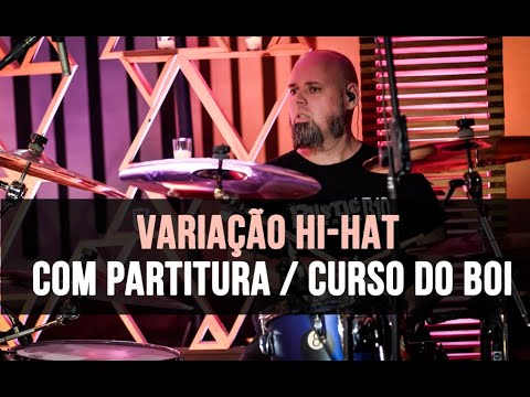 Variação hi-hat [Aula na Batera - Curso Online para baterista - Link Na descrição]