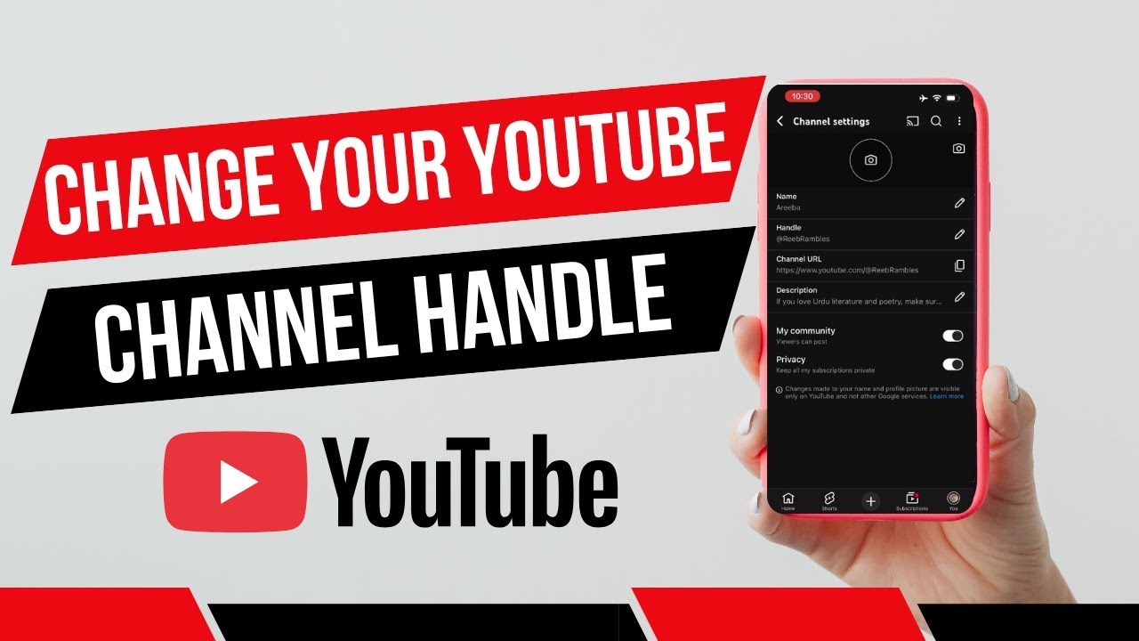 Как изменить никнейм канала на YouTube