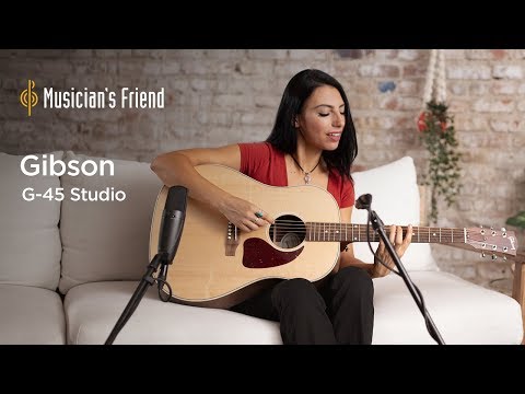 gibson-g-45-studio-acoustic-electric-guitar-demo---all-playing,-no-talking