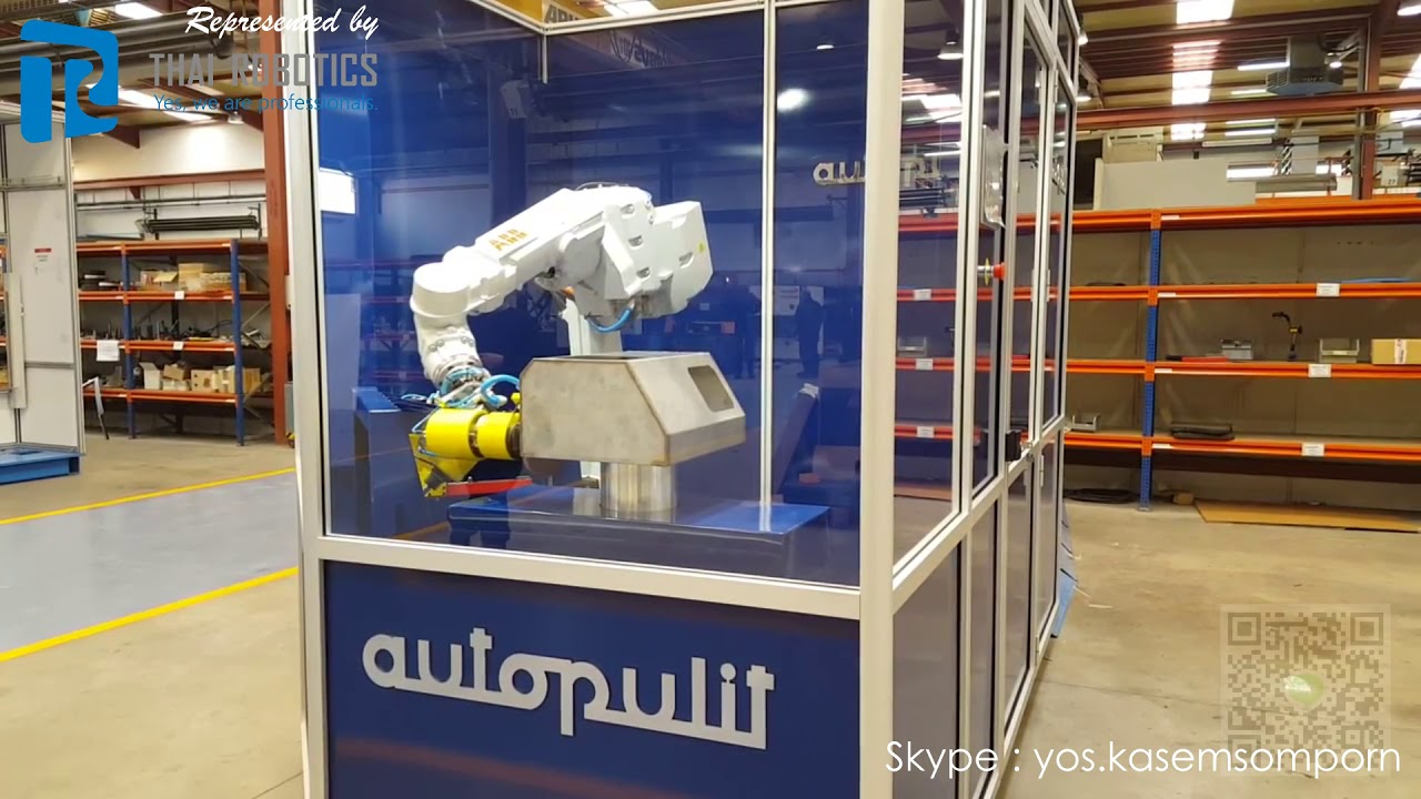 AUTOPULIT  Robotic Cell for Grinding Welds and Finishing Enclosure (SEA)