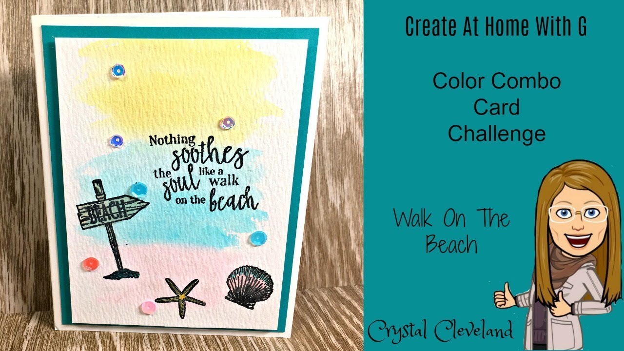 Walk On The Beach/Crystal Cleveland/Create At Home with G
