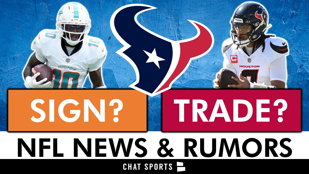 Texans Get a TRIPLE DOSE OF Rumors: Dolphins Cuts, C.J. Stroud Trade Rumors & NFL Free Agency Buzz