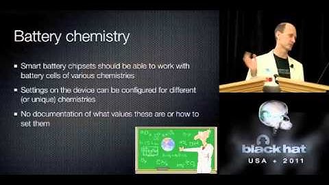 BlackHat 2011 - Battery Firmware Hacking