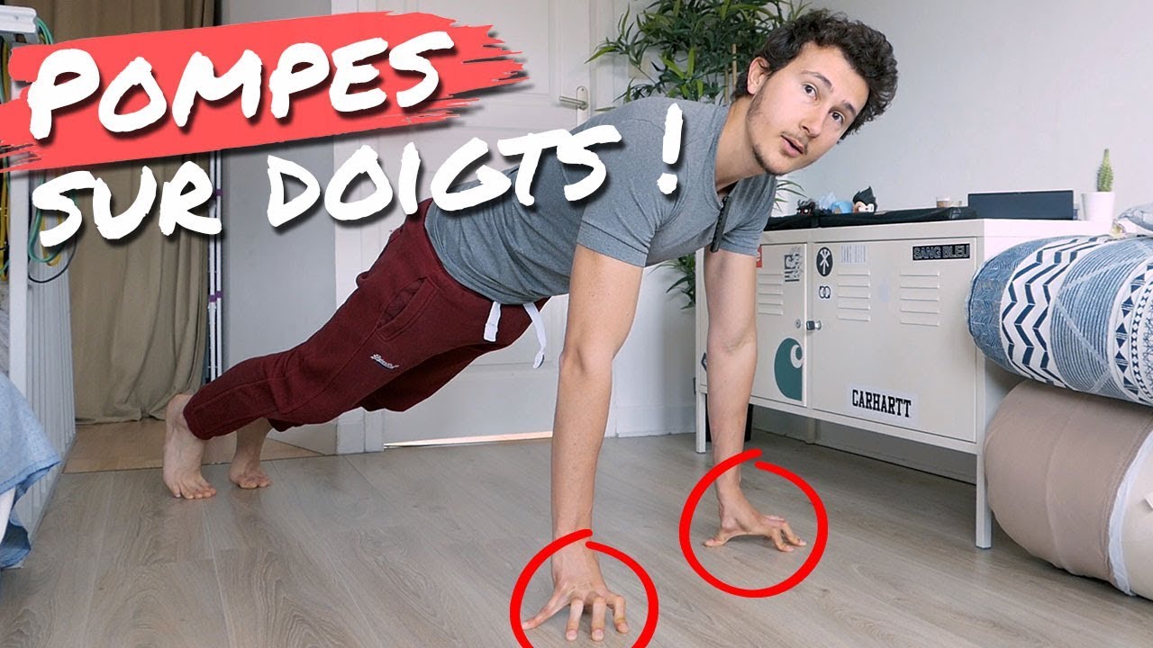 COMMENT FAIRE UNE POMPE SUR LES DOIGTS ? 👇