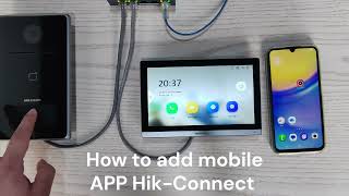 how to config DS-KV6133-WME1 and DS-KH6350-WTE1 (main screen and sub screen) work together. screenshot 1