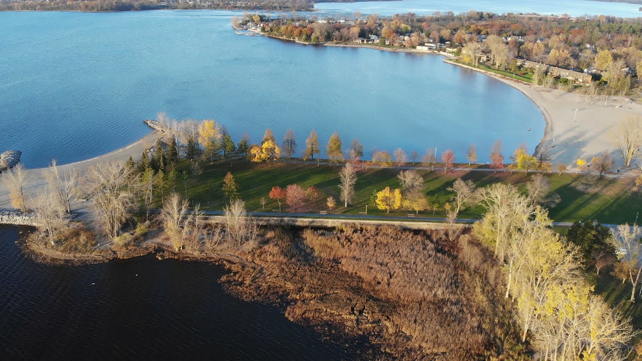 Britannia Park and Beach Ottawa Shot on DJI Mavic Air YouTube