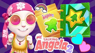 My Talking Angela 2 Summer update New Stickers Book Complete Gameplay Android Ios
