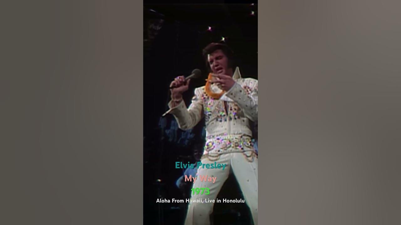 Elvis Presley & My Way.  1973 Aloha From Hawaii, Live in Honolulu