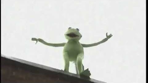 Kermit Falling Off A Building