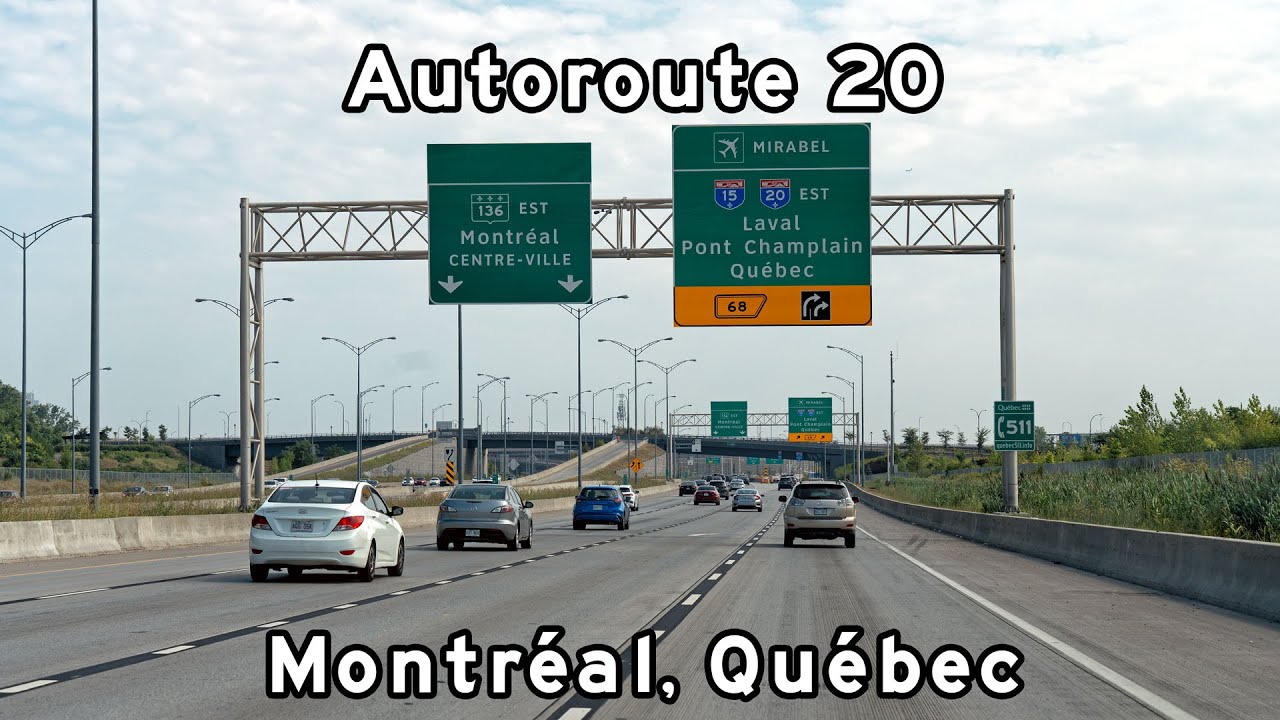 Autoroute 20 East - Montreal, Quebec - August, 2025