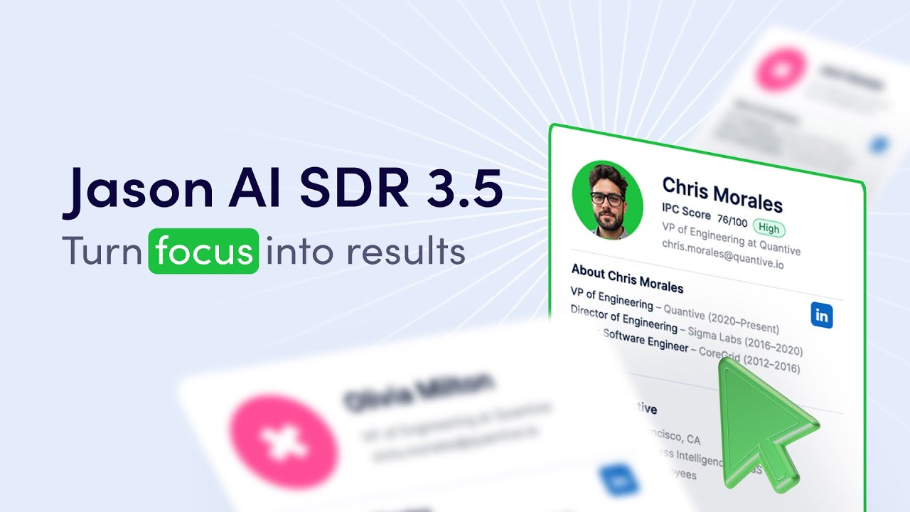 Jason AI SDR 3.5 | Turn Focus Into Results