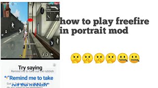 How to play freefire in portrait mod 😱 screenshot 5