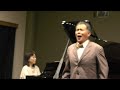 荒城の月    詞 土井 晩翠 曲 滝  廉太郎 歌 松尾 喜一 ピアノ 松尾 恵子