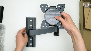 Amazon Basics Full Motion Articulating TV Wall Mount Unboxing
