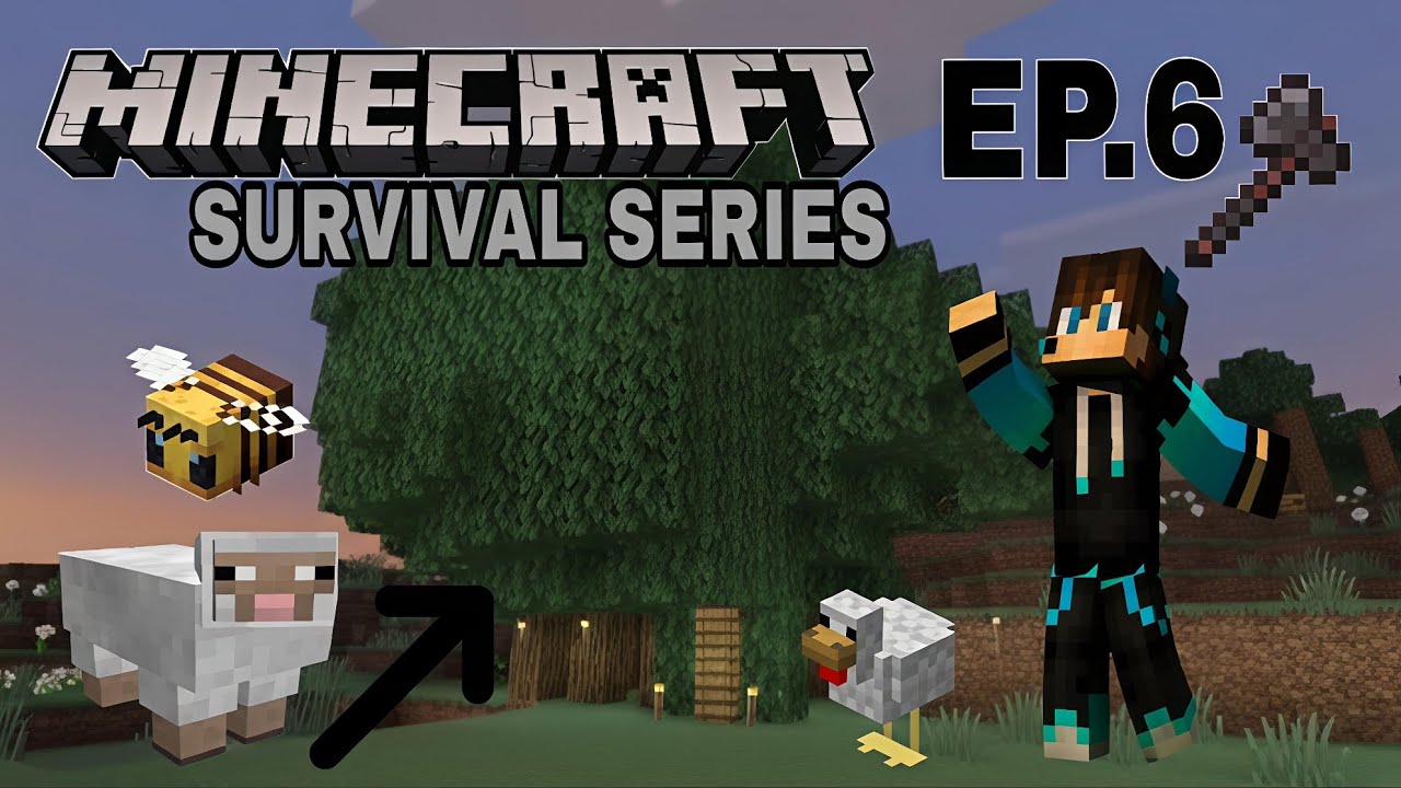 Our Tree House || Minecraft Survival Series Episode.6