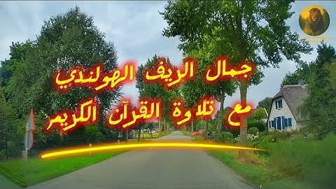 "جمال الريف الهولندي مع تلاوة من سورة إبراهيم 🌿📖 | Dutch Countryside & Quran"