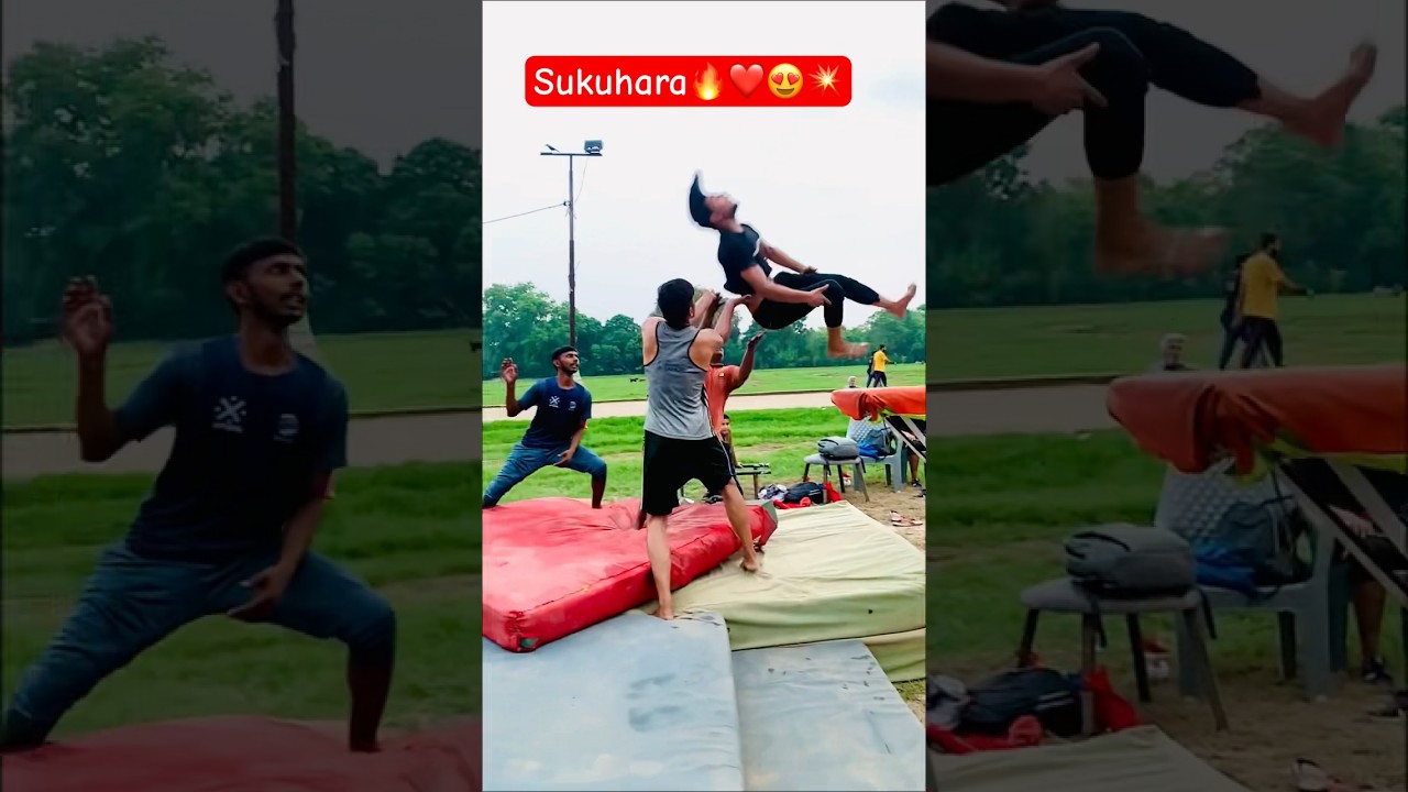 sukuhara on voulting table viral vidio dude gymnast 🤸‍♀️