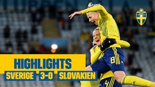 SEGER 3-0 i årets sista match | Highlights: Sverige - Slovakien 3-0