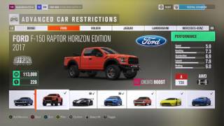 FORZA HORIZON 3 | ALL 33 HORIZON EDITION CARS | FULL COMPLETE LIST | FH3 HE HD 4k