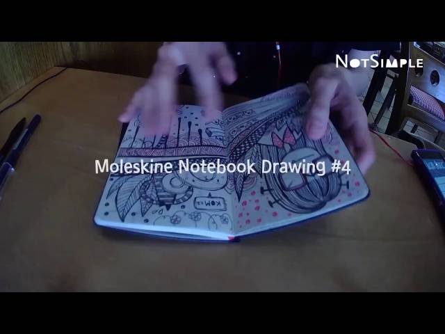 Moleskine Notebook Drawing #4