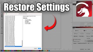 Restoring Your LightBurn Settings