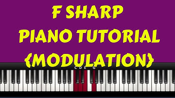 F SHARP PIANO TUTORIAL - MODULATION (Instructor - Caleb Fadhili)