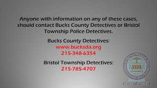 Bucks County DA Matt Weintraub announces reward in three unsolved Bristol Township killings