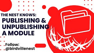 Famous Publishing and Unpublishing a Canvas Module Profile